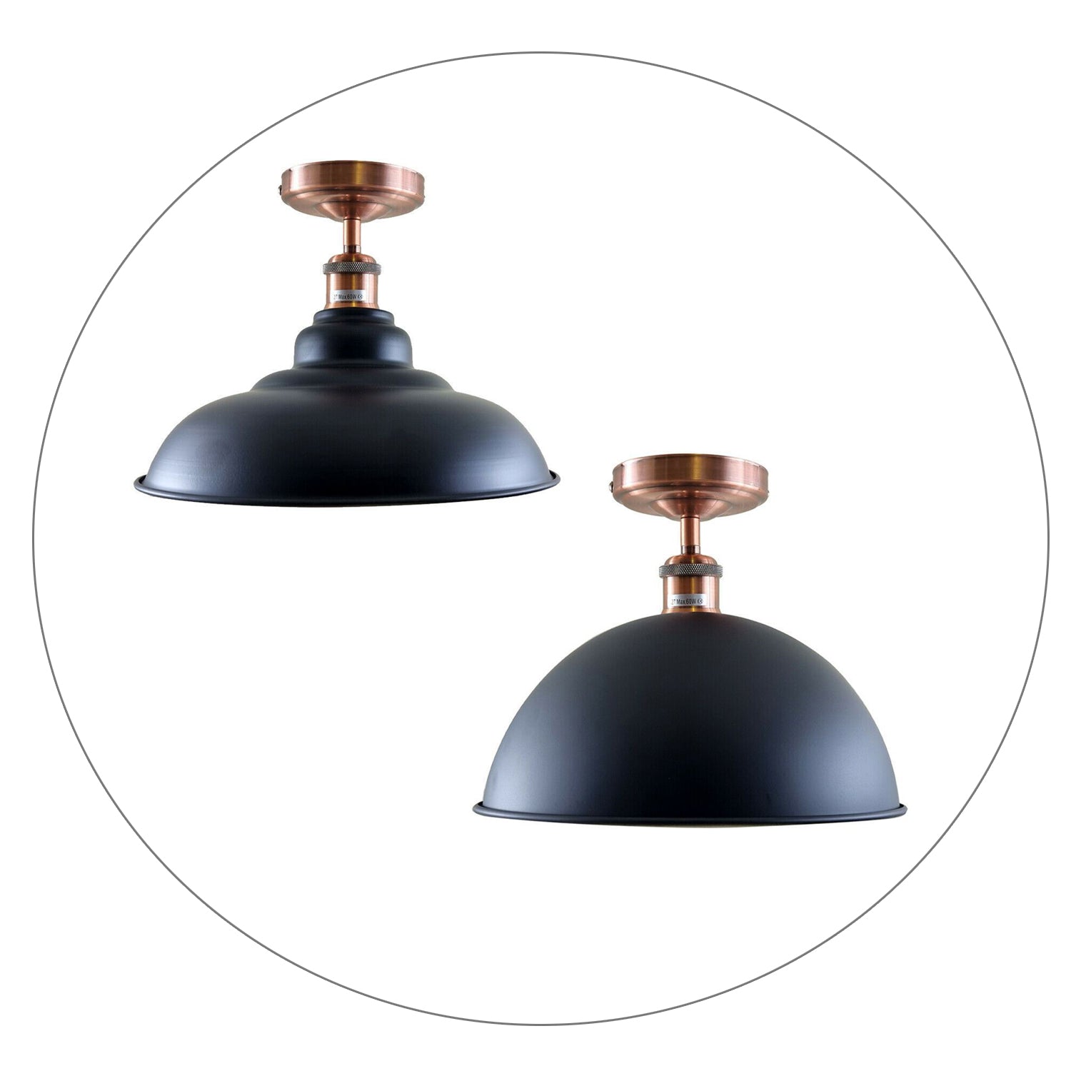 Vintage Ceiling Metal Light Modern Retro Industrial lighting Coffee Bar Indoor Fixtures~1218 - LEDSone UK Ltd
