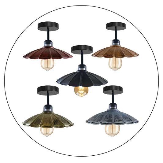 Modern Industrial Retro Metal Light Shades Ceiling Pendant Lampshade~1402 - LEDSone UK Ltd