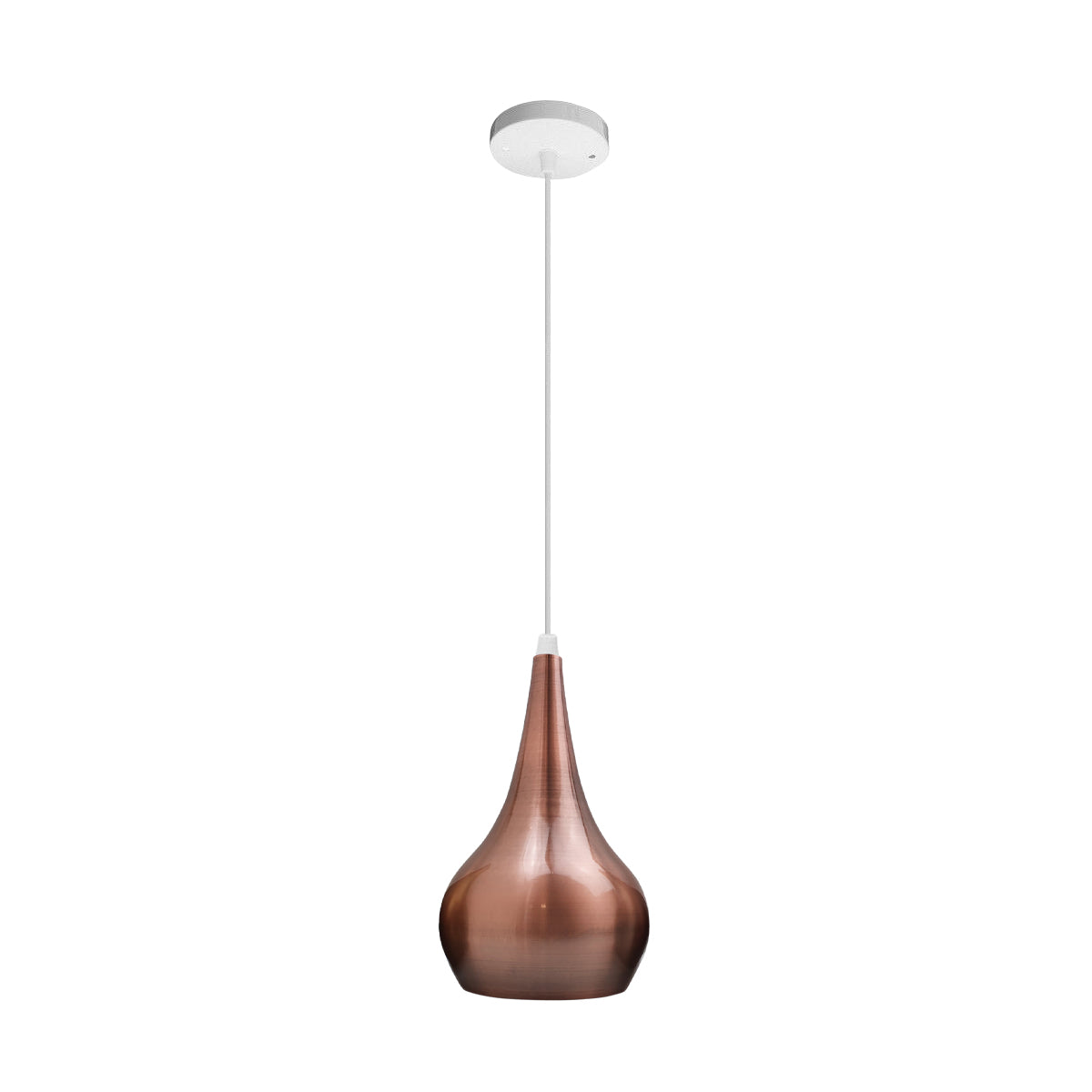 Ceiling Copper Colour Pendant Lamp Light Retro Industrial Modern Indoor Metal Gloss Style~2543 - LEDSone UK Ltd