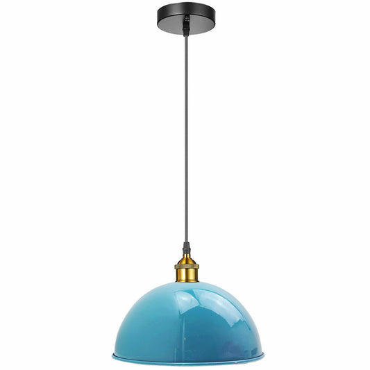 Light Blue Mettal 40cm Ceiling Lamp Pendant Light~1844 - LEDSone UK Ltd