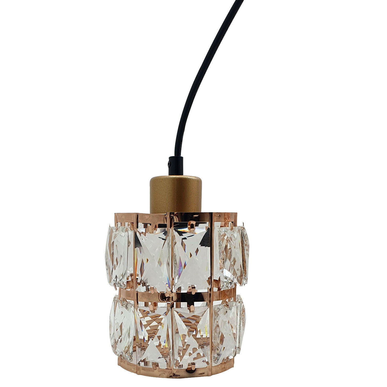 Chandelier Crystal Light Shades Droplet Rectangle Ceiling Pendant Lampshade~2715 - LEDSone UK Ltd