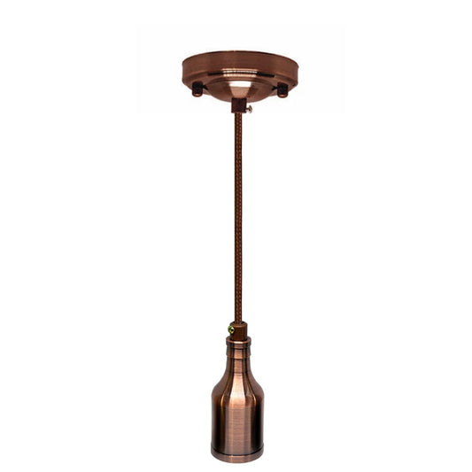 Copper E27 Metal Bulb Holder Pendant Light~3142 - LEDSone UK Ltd