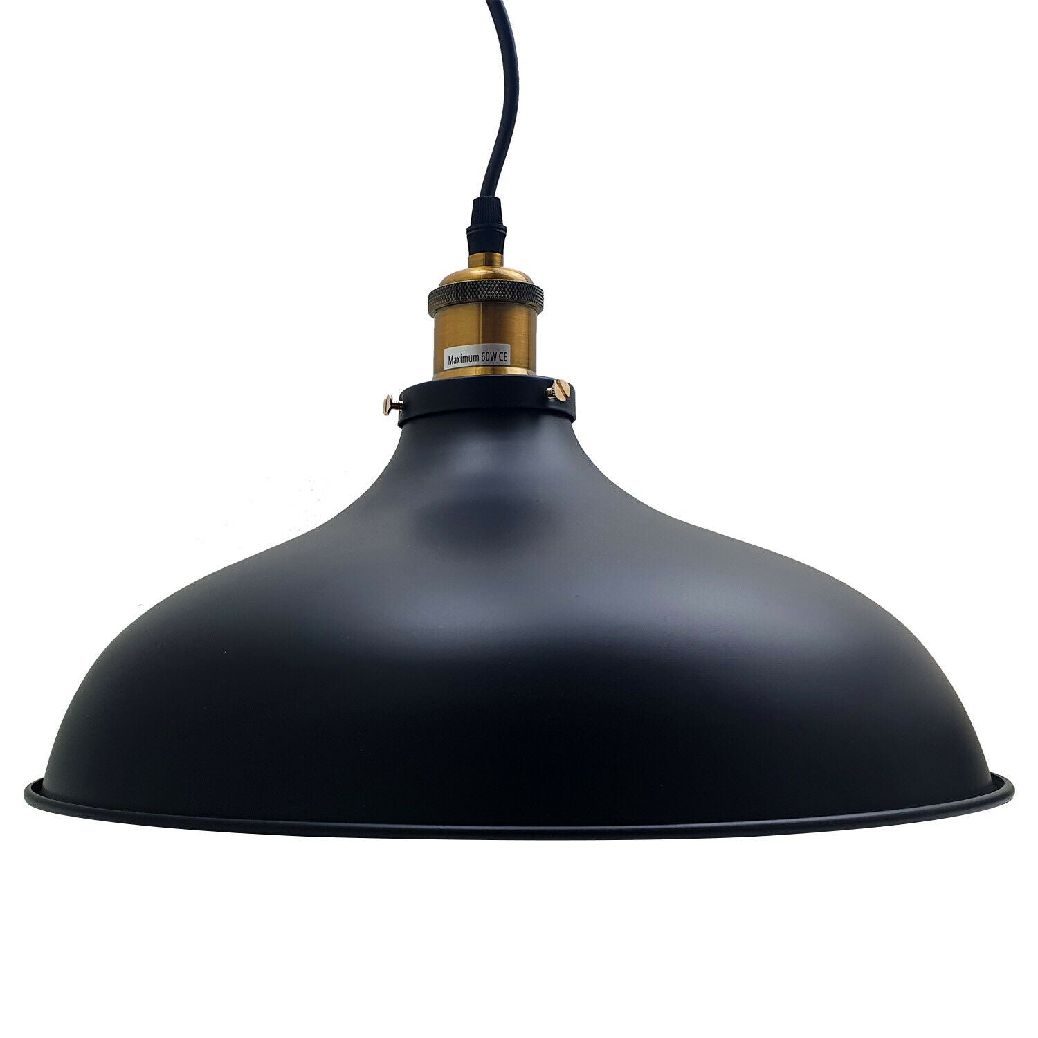 Industrial Pendant Light Black Vintage Hanging Pendant Lights Retro Lamp Fixtures~1955 - LEDSone UK Ltd