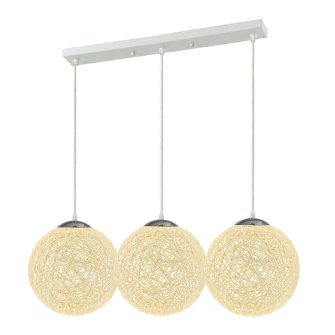 Cream Style Rattan Wicker Ceiling Pendant Lampshade Hanging Decoration Lamp~1802
