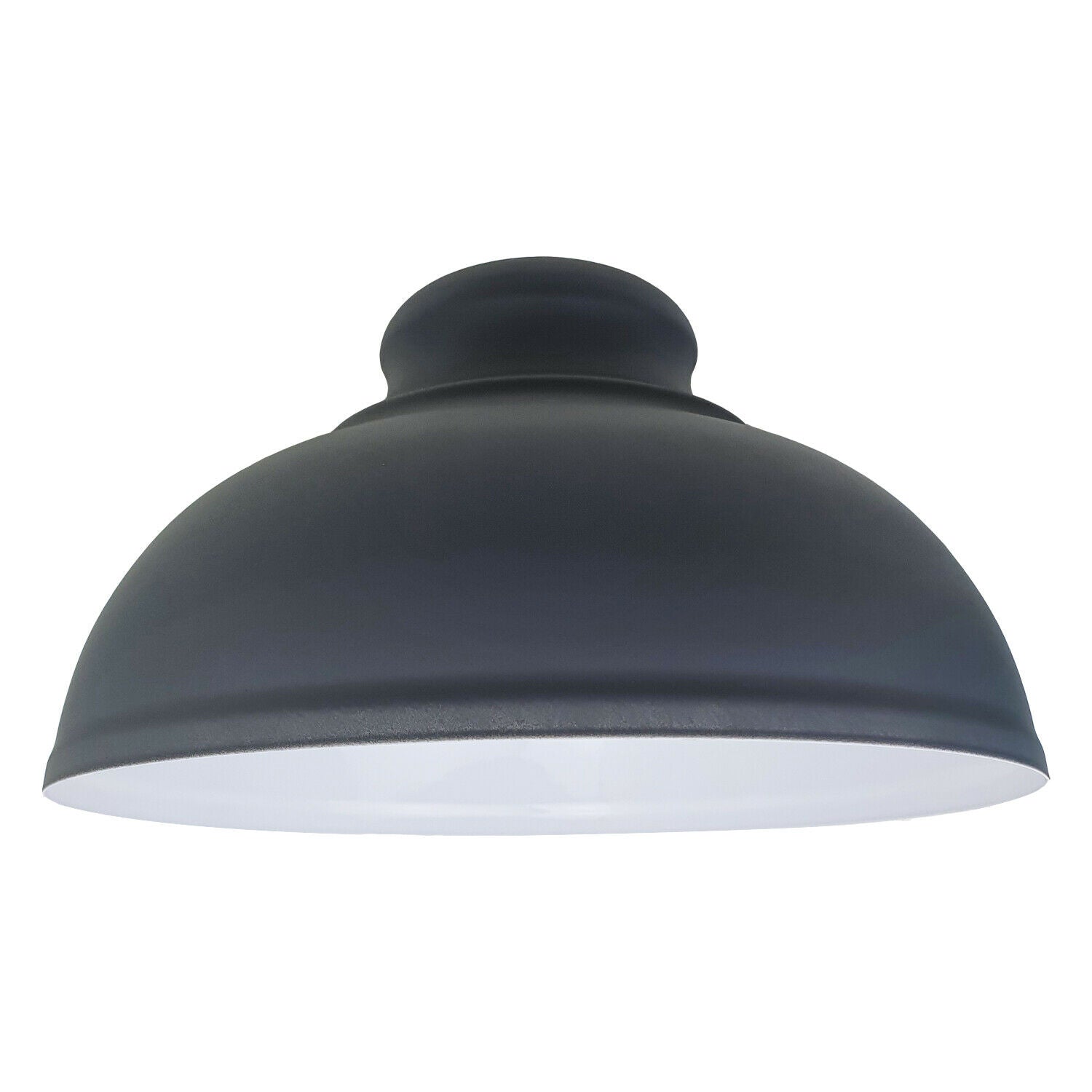 Grey Easy Fit Retro Ceiling Light Includes Shade Reducing Ring~2083 - LEDSone UK Ltd