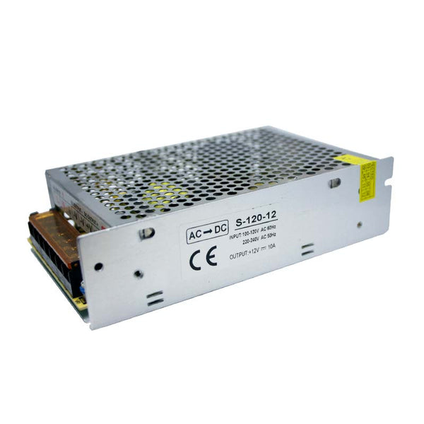 Industrial 12V 10A Switching Power Supply 120W Triple Output IP20~3376