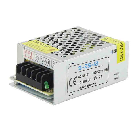 AC 100/240V to DC12V 24W Regulated Switching Power Supply Driver ~ 3372