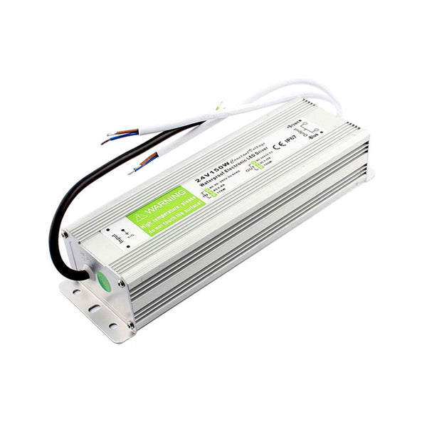 Industrial 24V 150W LED Driver Transformer IP67 Waterproof Enclosed~3334