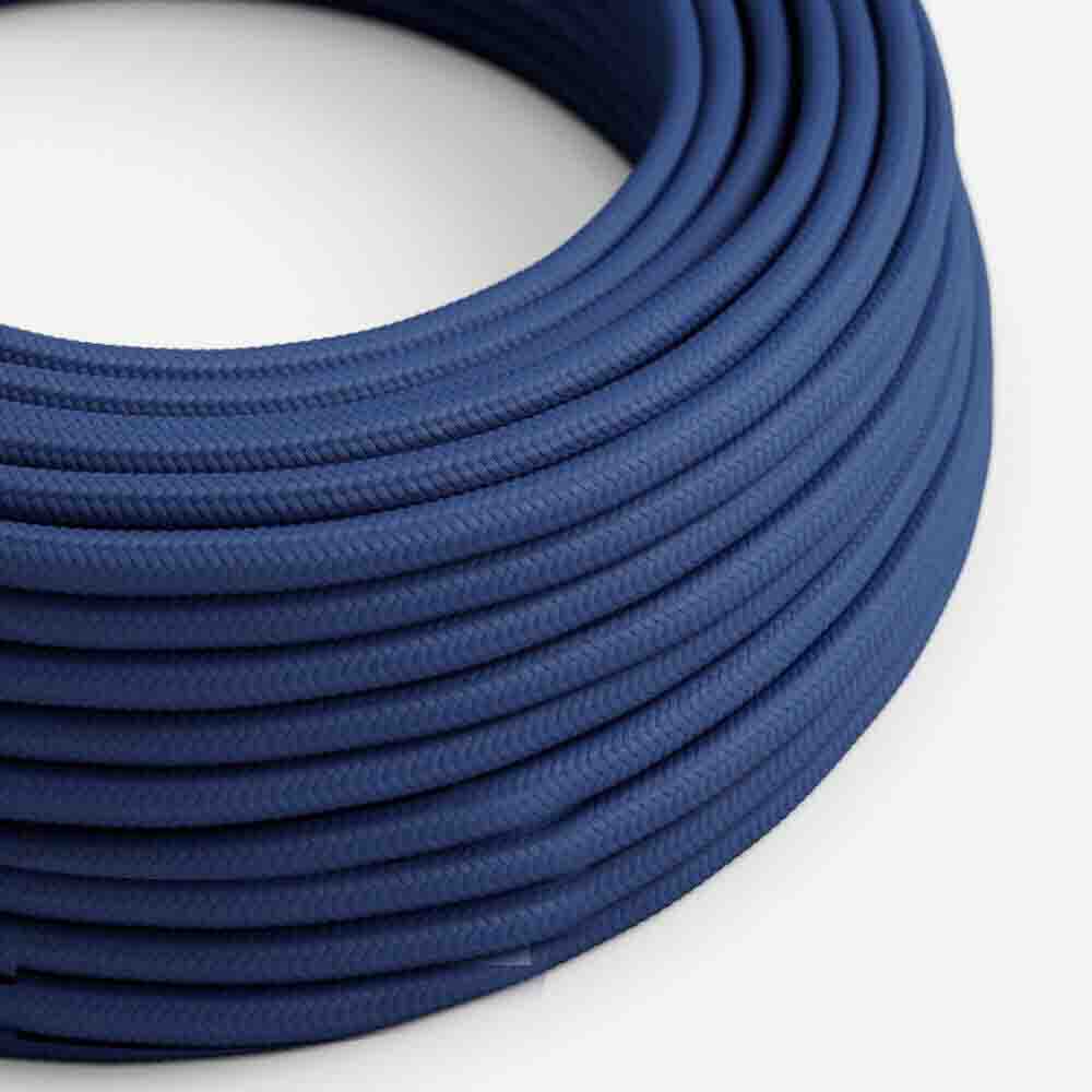 Dark Blue fabric Braided Cable.JPG