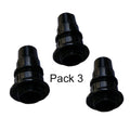 Bakelite Black E14 Light Bulb Lamp Holder Holder Pack 3~2467