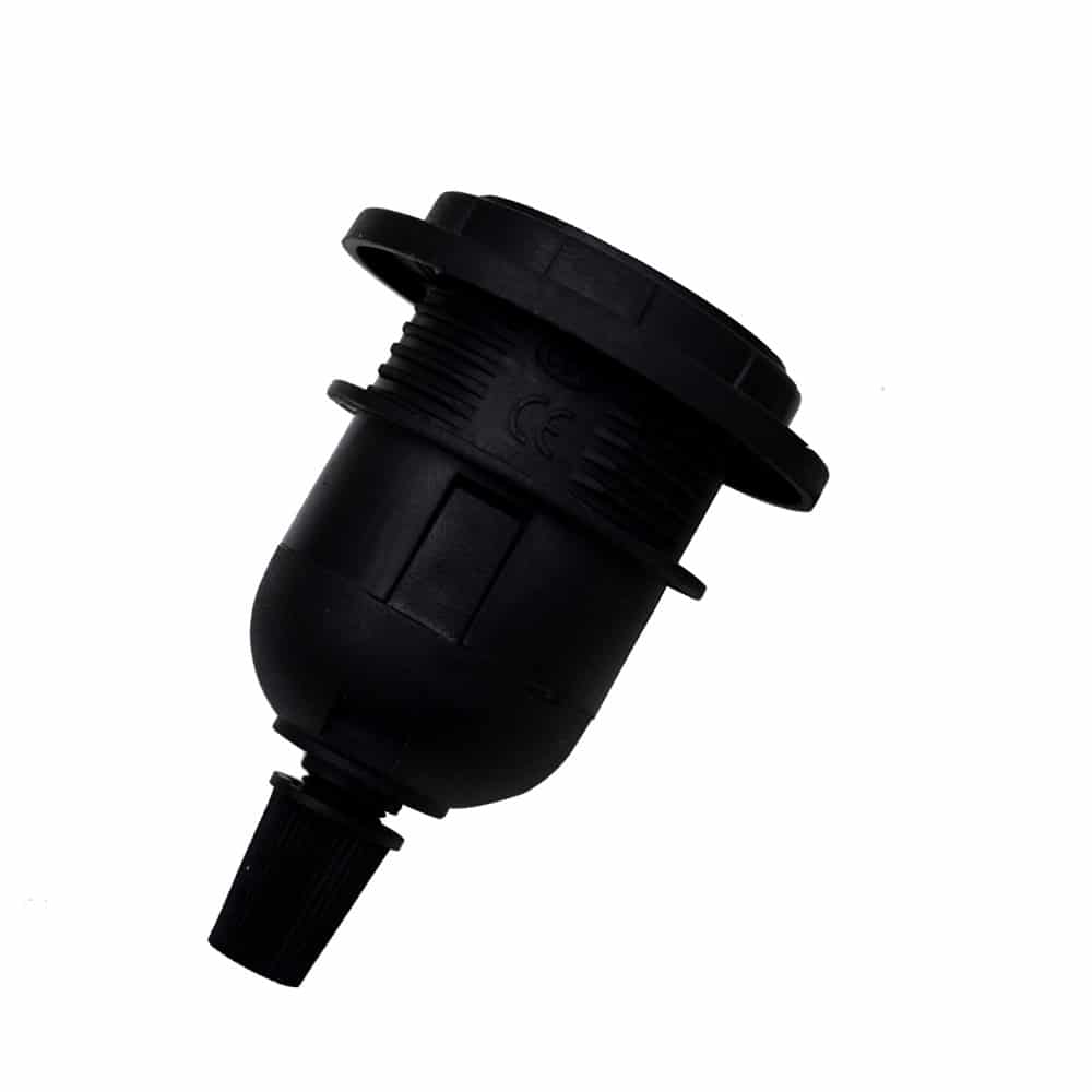 E27-Black lamp holder