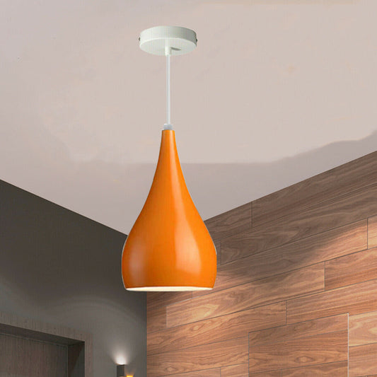 orange pendant light