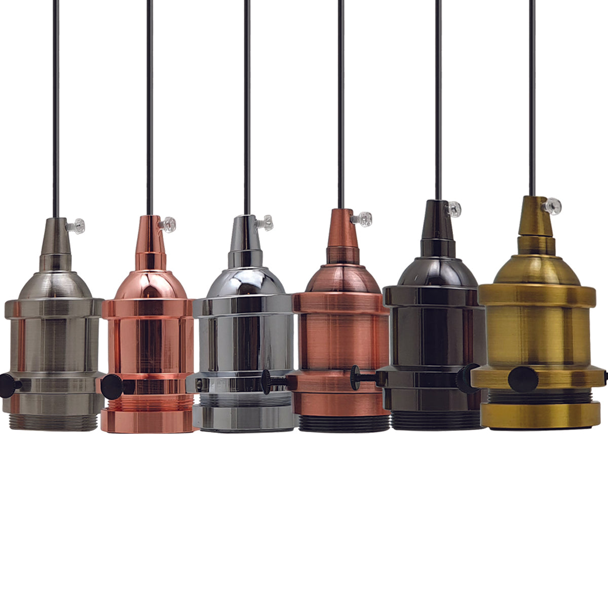 E27 Fitting Vintage Industrial Lamp Light Bulb Holder Modern Style Retro Edison~2683 - LEDSone UK Ltd