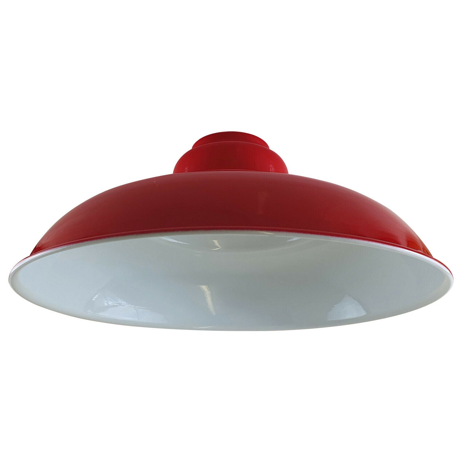 Red Colour Gloss Modern Metal Indoor Home Light Lampshade~1089 - LEDSone UK Ltd