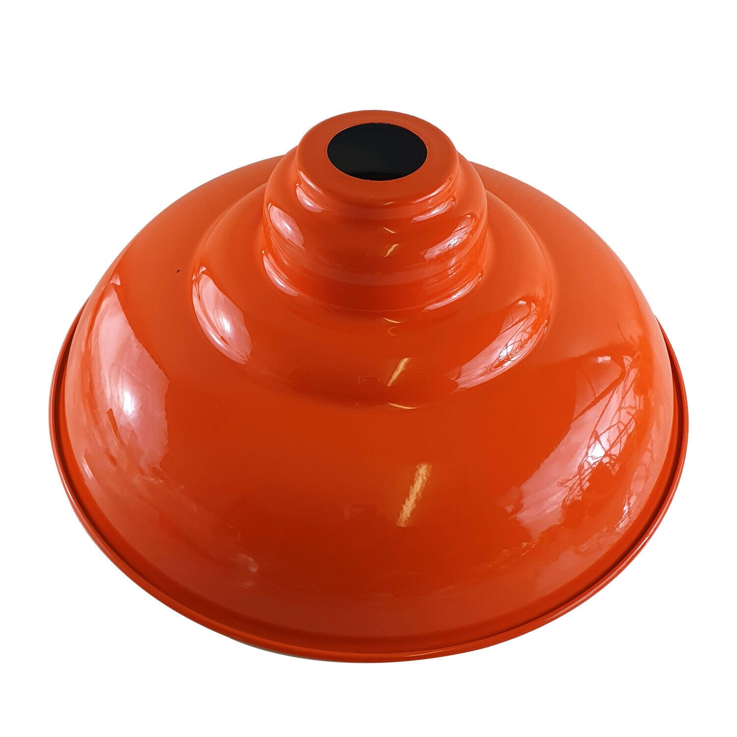 Orange Colour Gloss Modern Metal Indoor Home Light Lampshade~1088 - LEDSone UK Ltd
