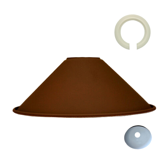 Modern Metal Brown Easy Fit Lampshade~1102 - LEDSone UK Ltd