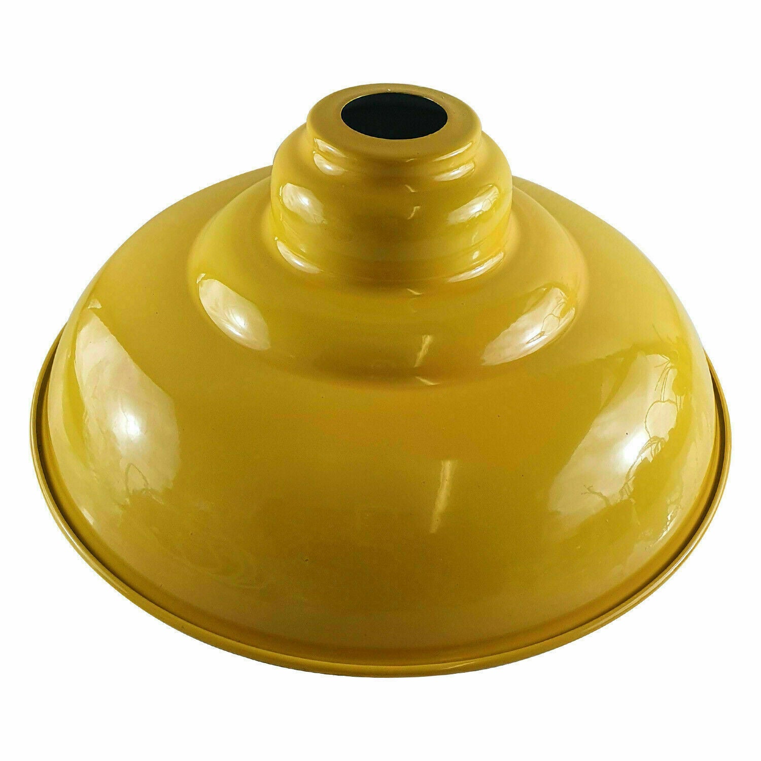 Yellow Colour Gloss Modern Metal Indoor Home Light Lampshade~1091 - LEDSone UK Ltd