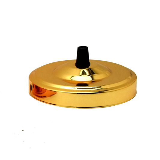 French Gold Ceiling Rose 108mm Diameter Vintage Light Fitting~1469 - LEDSone UK Ltd