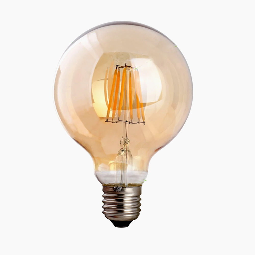 G95 E27 8W Dimmable Globe Vintage LED Retro Light Bulbs~3219 - LEDSone UK Ltd