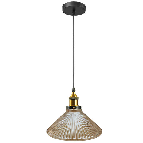 Industrial Suspended Ceiling Lights Style Glass Lamp Shade~1419
