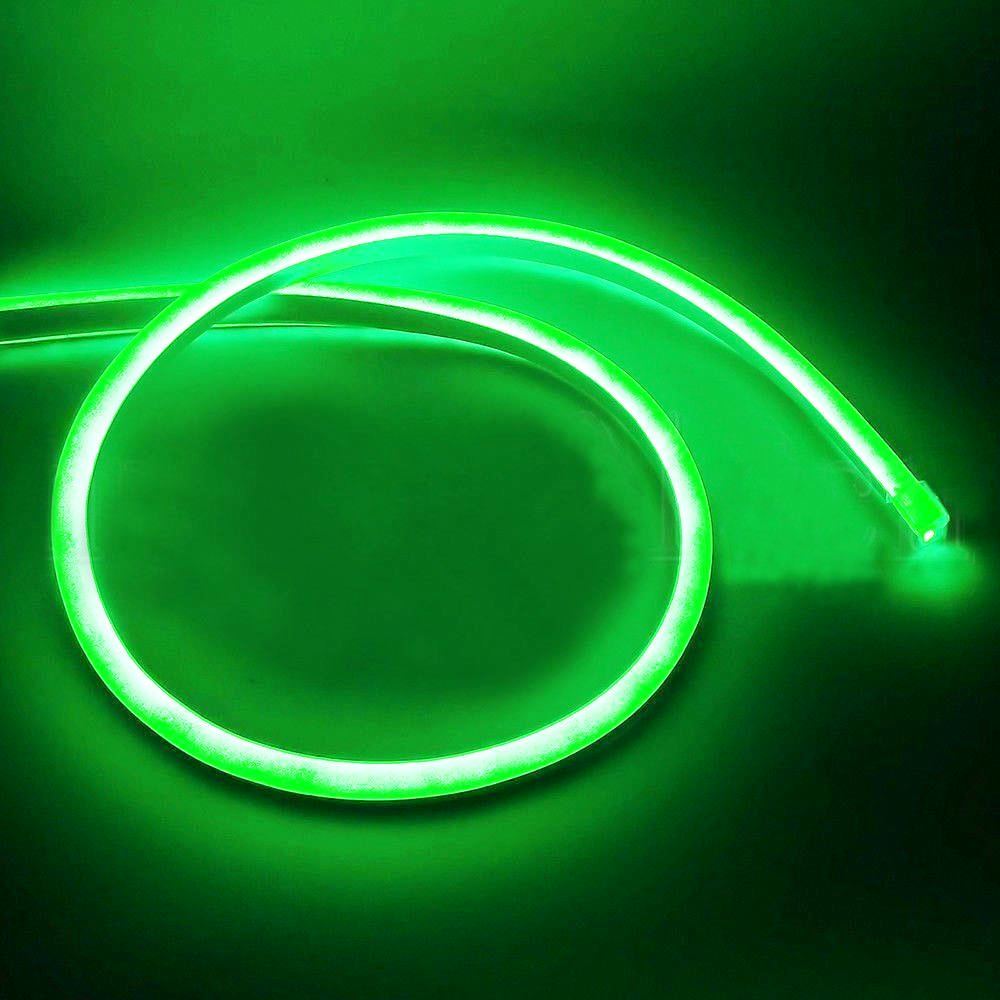 5m Green LED Strip Neon Flex Rope Light Waterproof DC 12V Flexible Outdoor Lighting - Shop for LED lights - Transformers - Lampshades - Holders | LEDSone UK