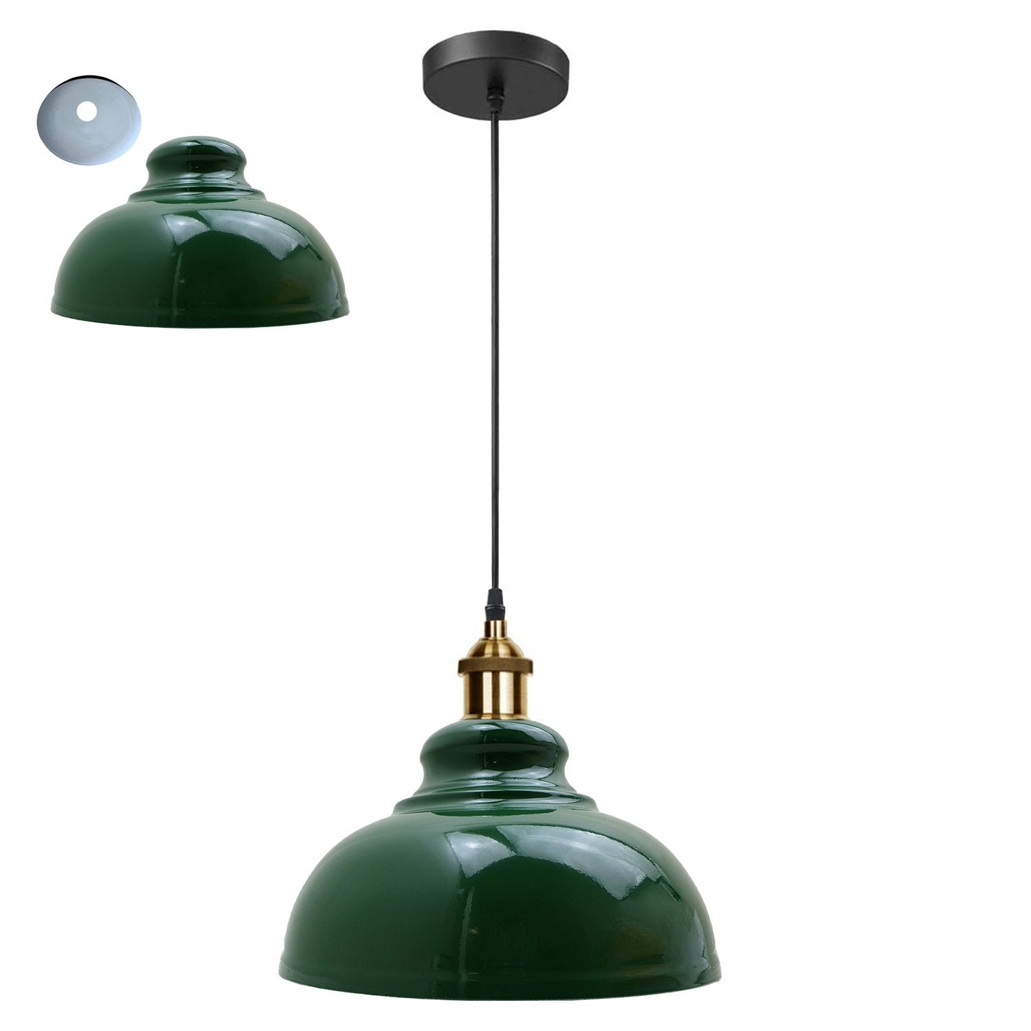 Retro Pendant Light Shade Vintage Industrial Ceiling Lighting LED Restaurant Loft With Free Bulb~2101 - LEDSone UK Ltd