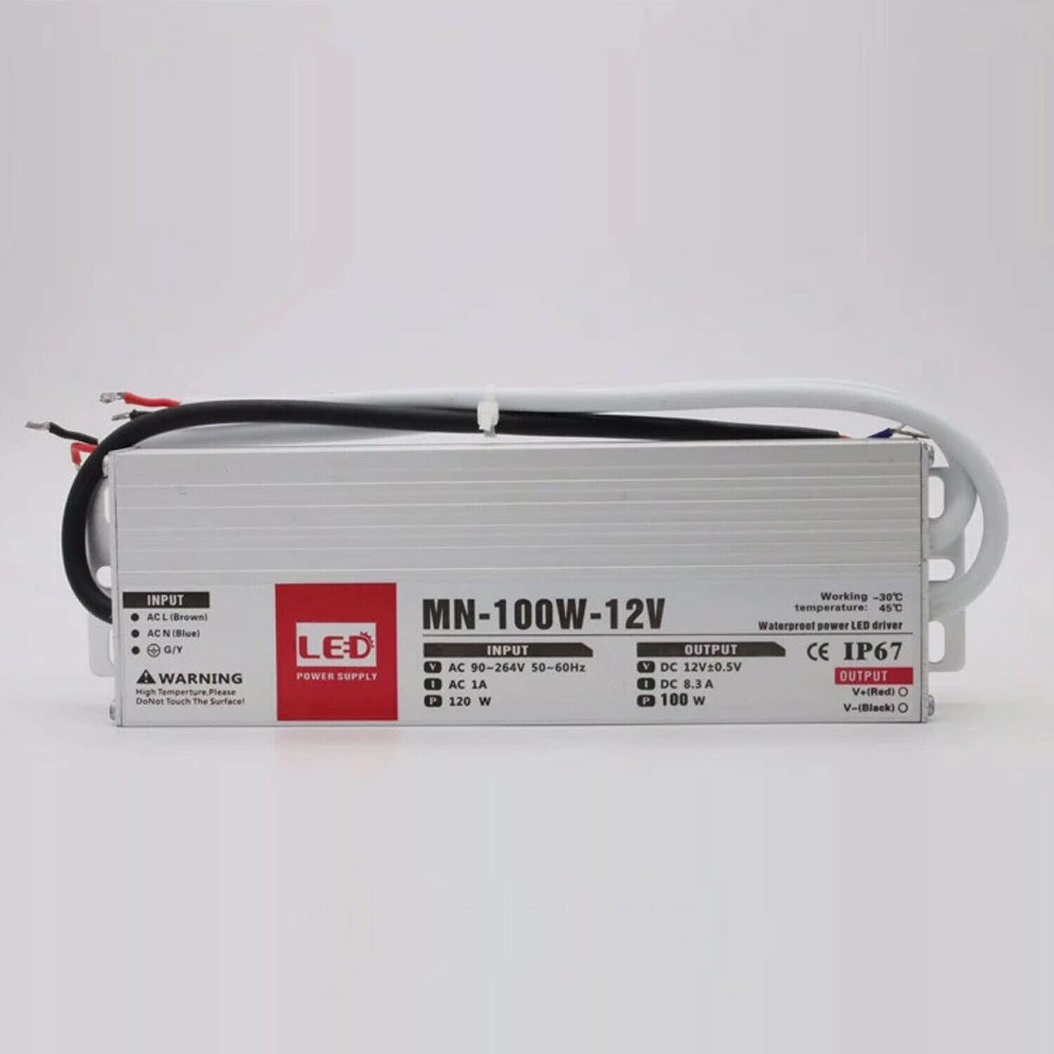 100W LED driver switch power supply transformer IP67 Ultra Slim~2099 - LEDSone UK Ltd