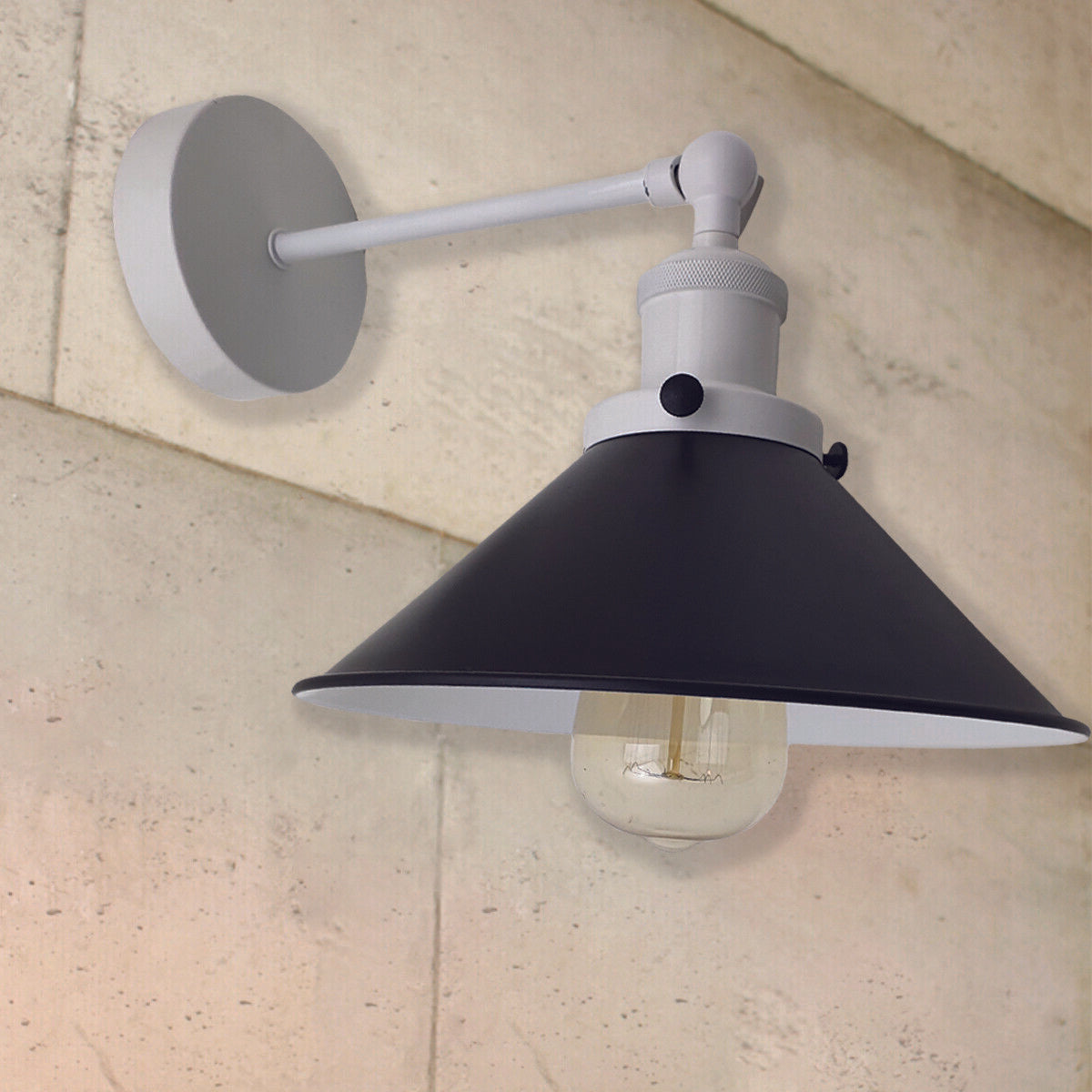 Industrial Retro Style Adjustable Wall Lights Sconce Lamp Fitting Kit~2564 - LEDSone UK Ltd
