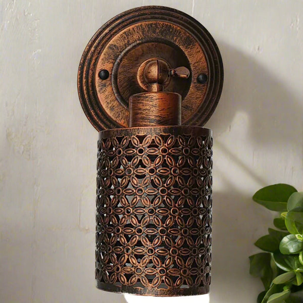 Industriële wandlamp, 2 stuks, Luling steampunk, steampunk