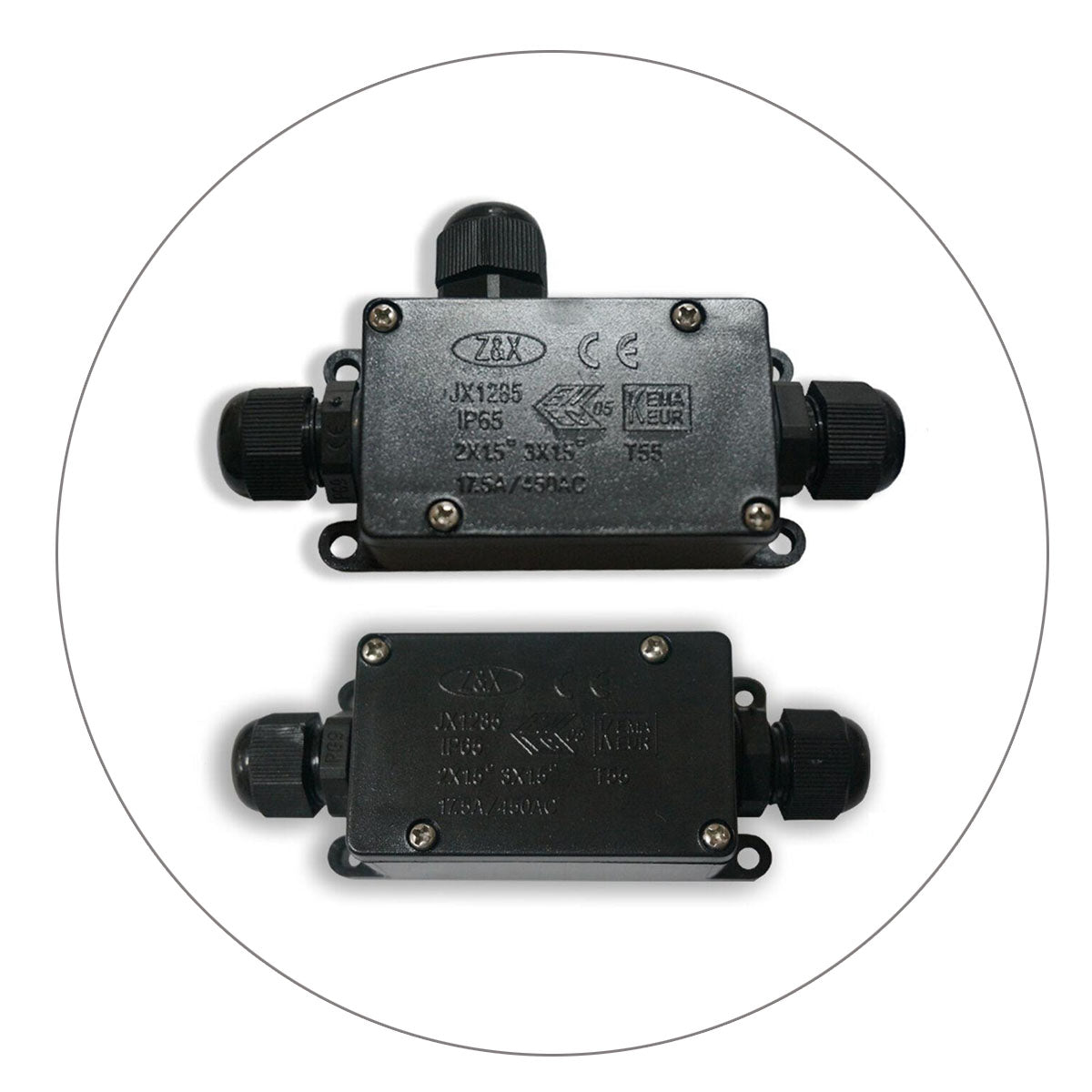 2/3 Way IP65 Waterproof Junction Box Underground Cable Line Protection ...