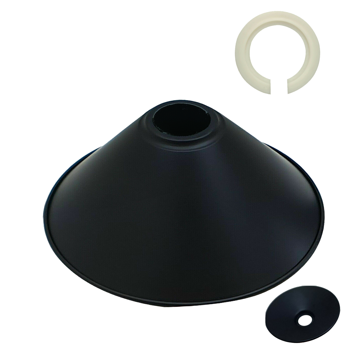 Black Color Flat Lampshade~1092 - LEDSone UK Ltd