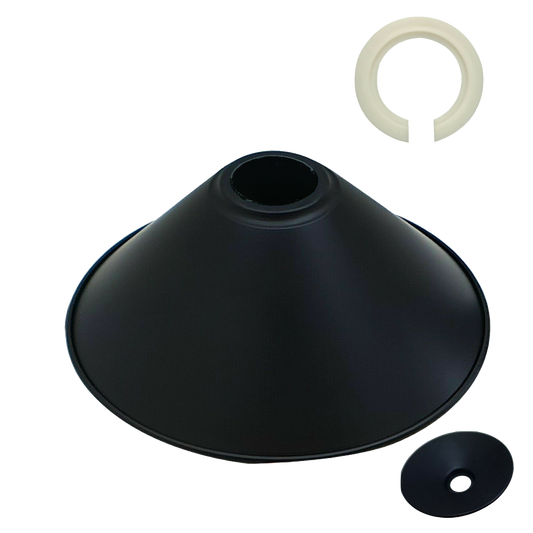 Black Color Flat Lampshade~1092 - LEDSone UK Ltd