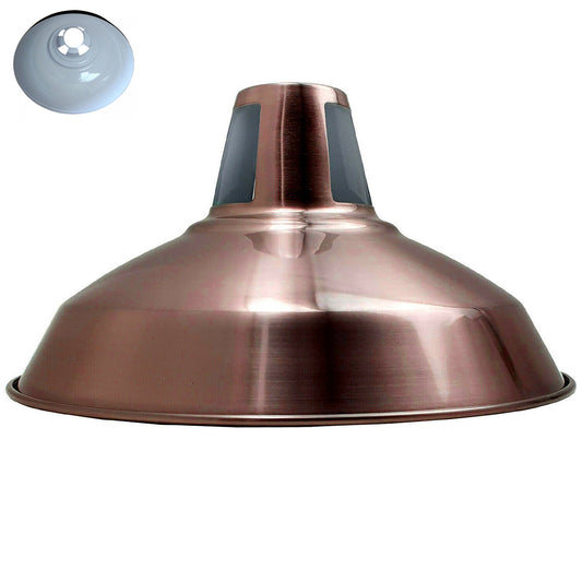Metal Ceiling Vintage Industrial Loft Style Lampshade in Colour~1074 - LEDSone UK Ltd