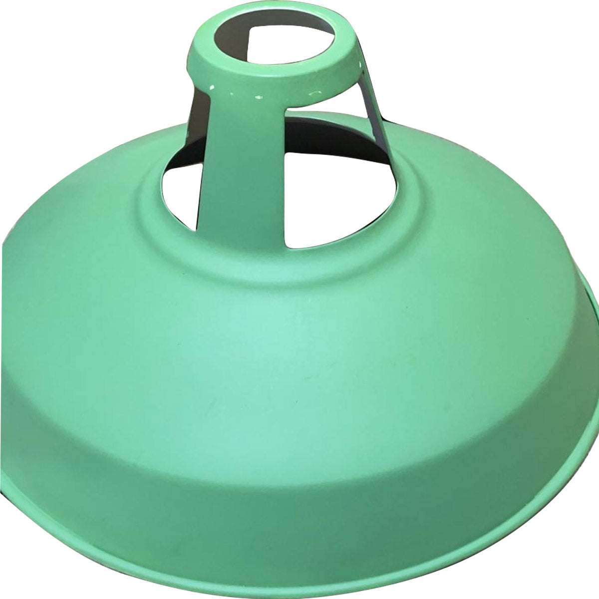 Barn Slotted Light Green Colour Lampshade~1081 - LEDSone UK Ltd