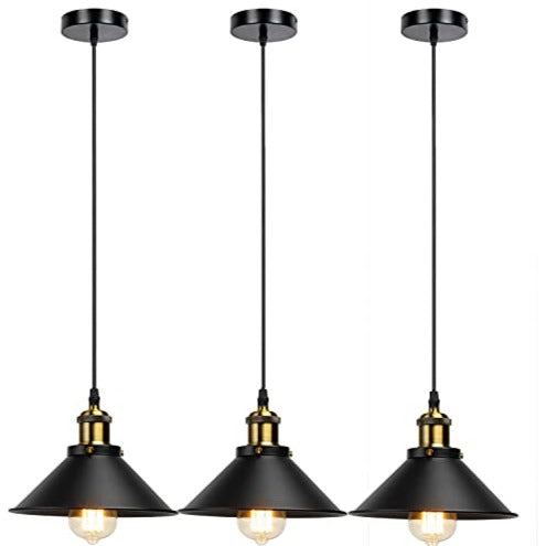 YNDD Hanglamp Zwart Goud Vintage E27, Industriële Hanglamp Hoogte Verstelbare Holle Kroonluchter Retro Metalen Opknoping Verlichting voor Woonkamer Slaapkamer Eetkamer Keuken Restaurant : 30 cm YNDD Hanglamp Zwart Goud Vintage E27, Industriële Hanglamp Hoogte Verstelbare Holle Kroonluchter Retro Metalen Opknoping Verlichting voor Woonkamer Slaapkamer Eetkamer Keuken Restaurant : 30 cm