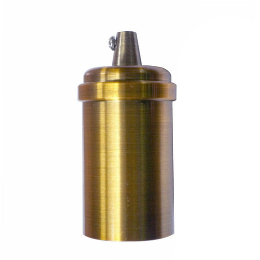 Tube Holder Yellow Brass Edison E27 Lamp holder~2740 - LEDSone UK Ltd