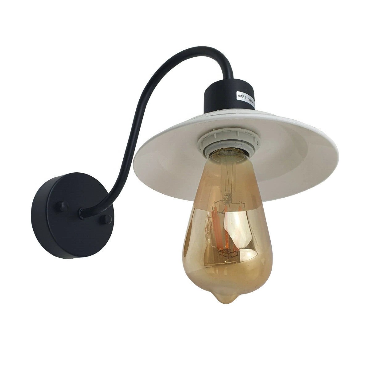 Modern Antique Brass Black Wall Scone Lamp Light Shade Set~2475 - LEDSone UK Ltd