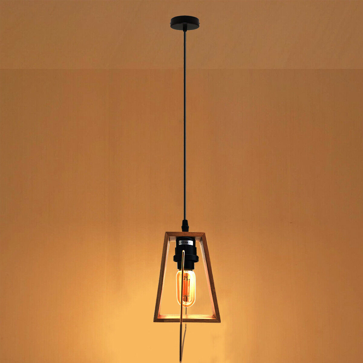 Modern Ceiling Pendant Light Fitting Wood Light Pendant Light Kit~2477 - LEDSone UK Ltd