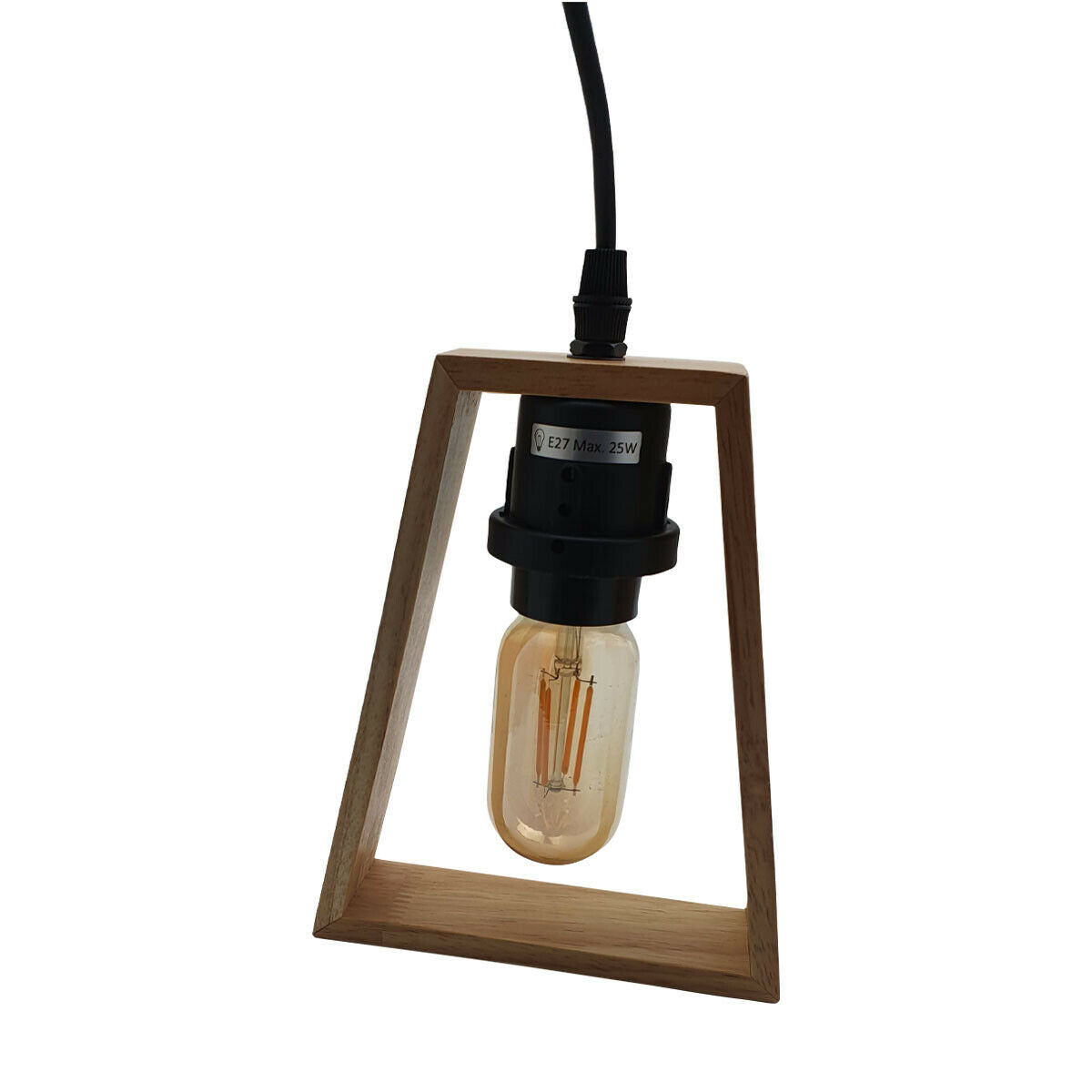 Modern Ceiling Pendant Light Fitting Wood Style Pendant Light Kit~2478 - LEDSone UK Ltd