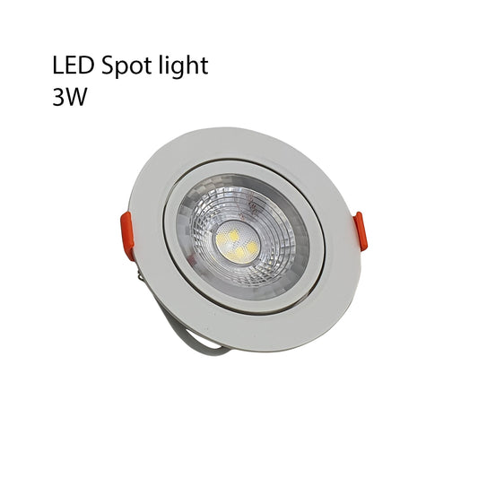 Modern LED Adjustable Tilt Angle Downlight Recessed Round Ceiling Spotlights~2531 - LEDSone UK Ltd