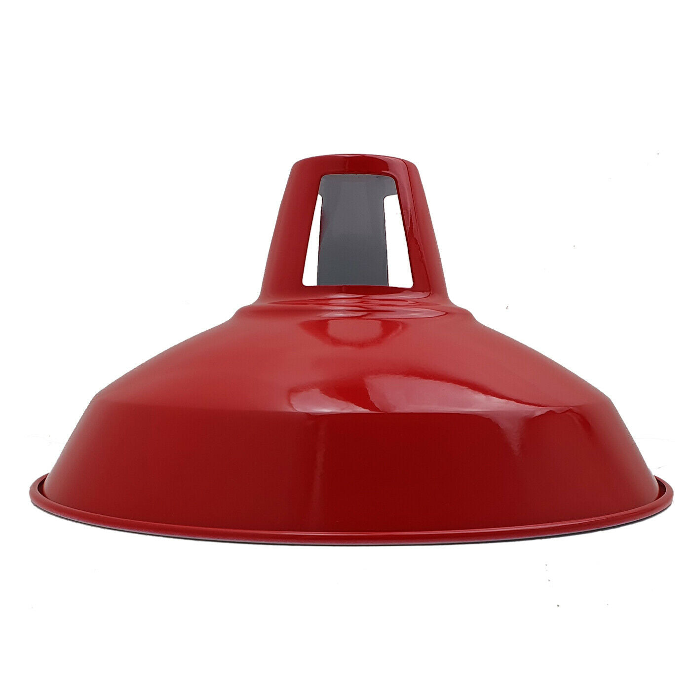 Modern Red Colour Lampshade Industrial Retro Style Metal Ceiling Pendant Lightshade~2557 - LEDSone UK Ltd