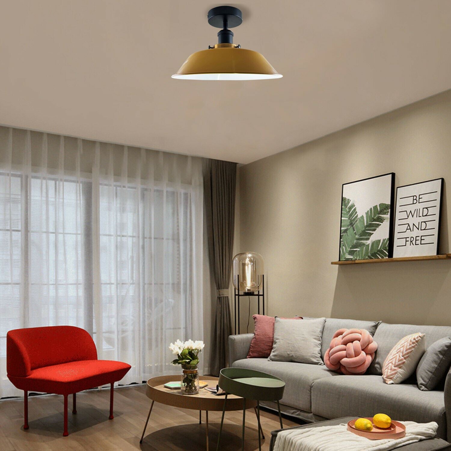 Designer Semi Flush Ceiling Lights