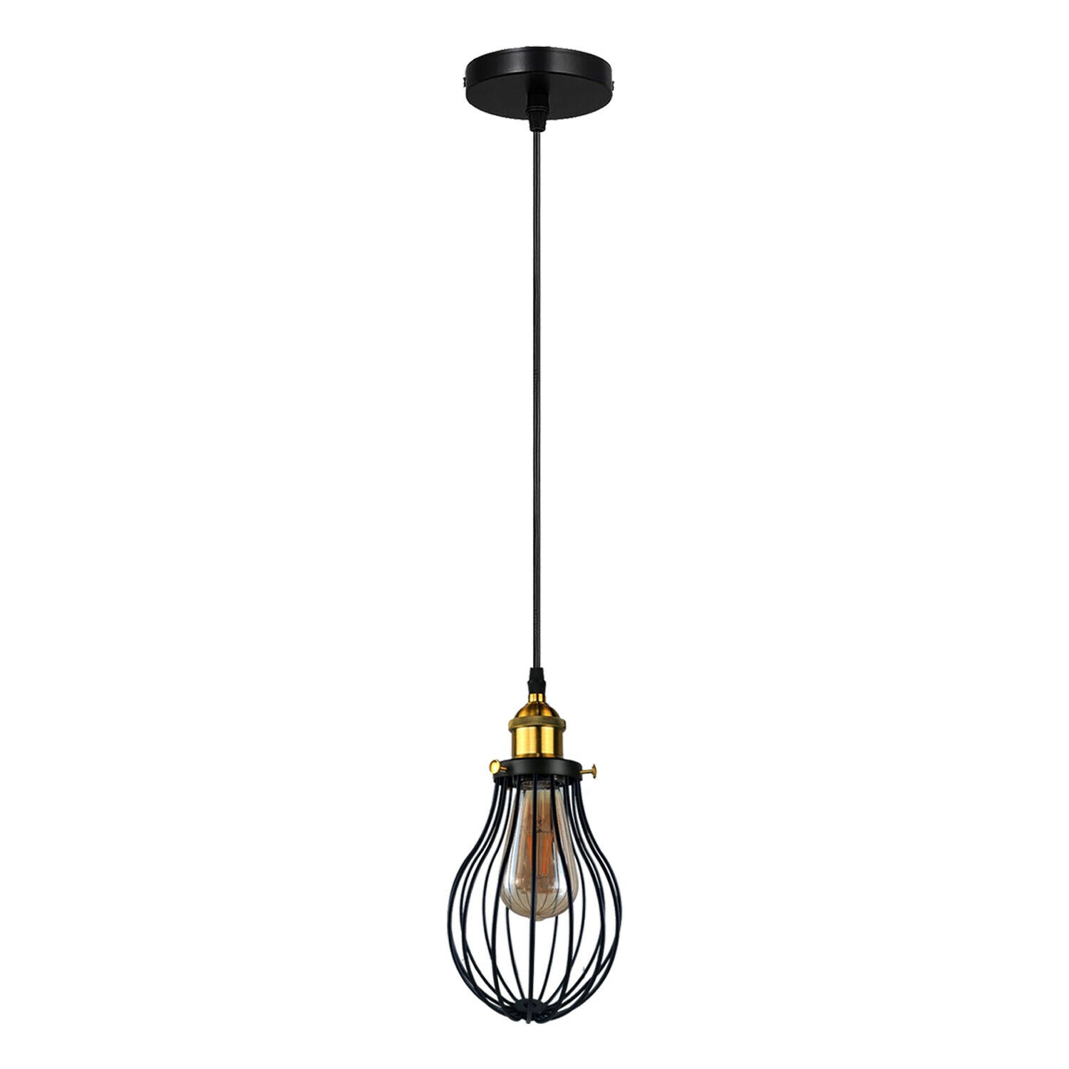 Industrial heads Black hanging Pendant Ceiling Light light