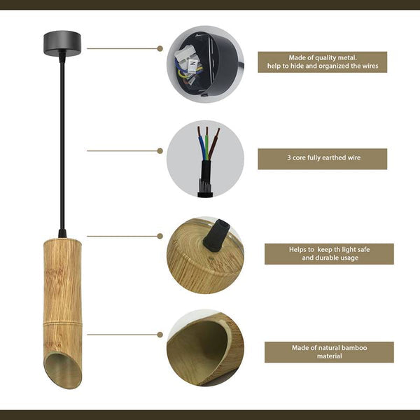 Modern Hanging Fixture Nordic Long Tube Hanging Lamp Bamboo GU10 Pendant Light cylinder pendant lamp, cylindrical long tube chandelier, modern pendant lamp, cylindrical chandelier, modern pendant lamp, easy pendant lamp, Indoor Spotlight Wash Lights Wall Lamp Wall Sconce Wall Lighting Fixture Switch And Plug Pair Shades Bathrooms