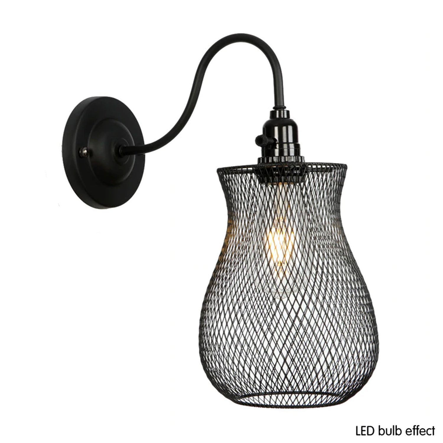 New Modern Vintage Industrial Retro Loft Metal Edison Lamp Shade Wall Light~2671 - LEDSone UK Ltd