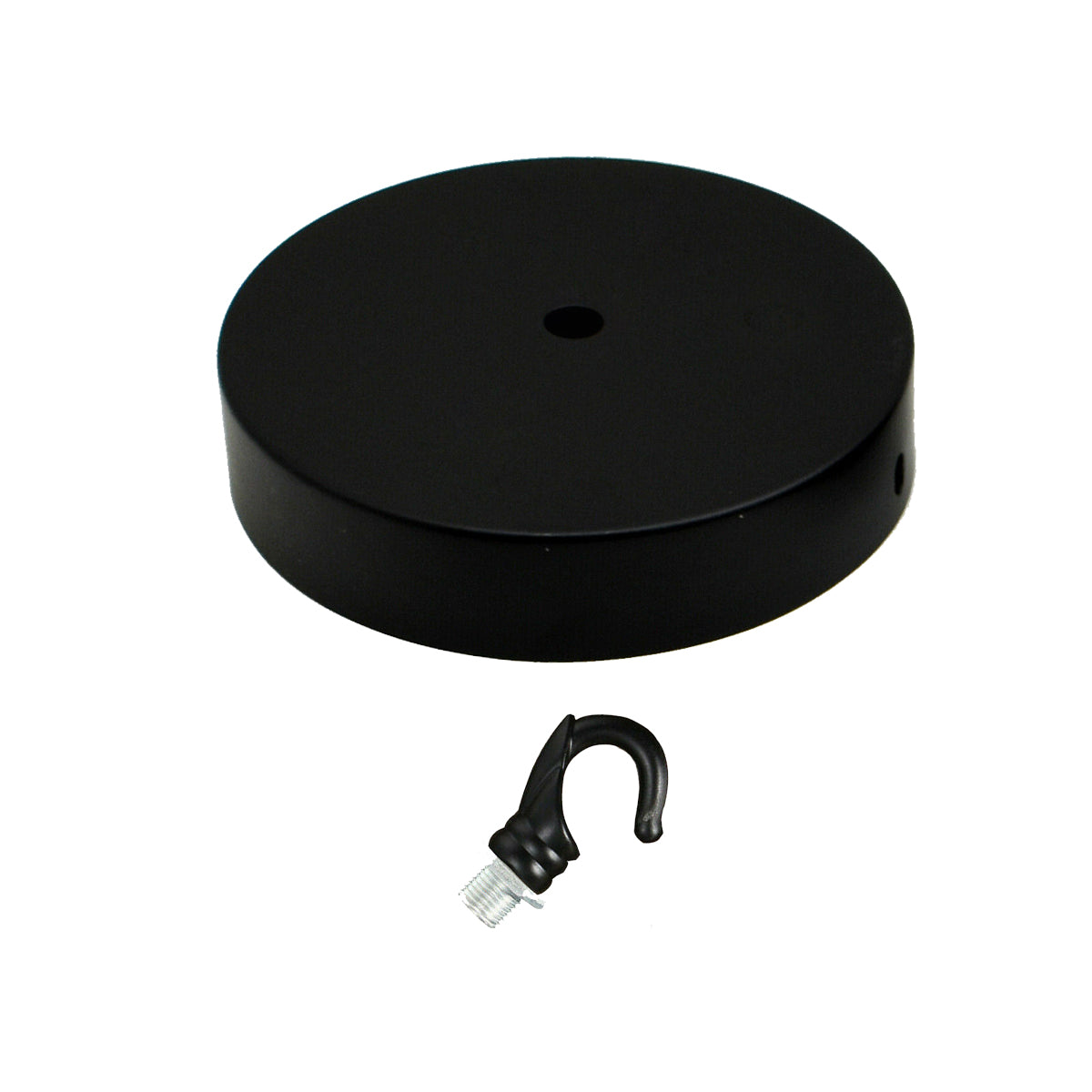Black Ceiling Rose Hook Plate Light Fitting Chandelier~2385 - LEDSone UK Ltd
