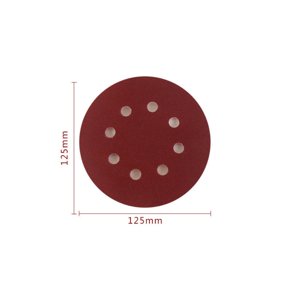 P-80 5 inch 8 Hole Sanding Discs Grind Paper Sanding Disc~2350 - LEDSone UK Ltd