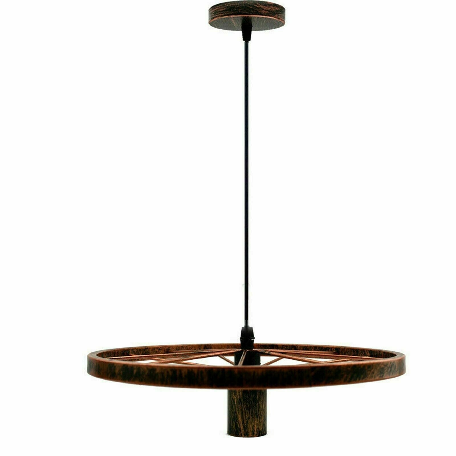Modern Industrial Retro Pendant Lamp Ceiling Light Wheel Light for Bedroom cafe~2245 - LEDSone UK Ltd
