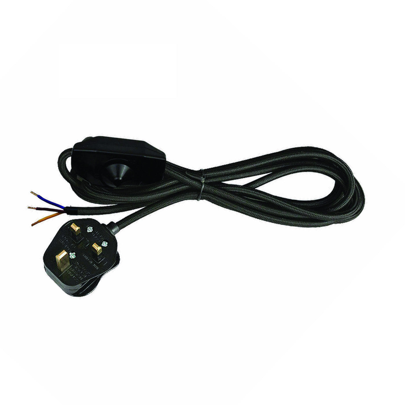 2m/4m/4.5m Fabric Flex Cable Plug In Pendant Lamp Light Set with dimmer / E27 Holder~2177 - LEDSone UK Ltd