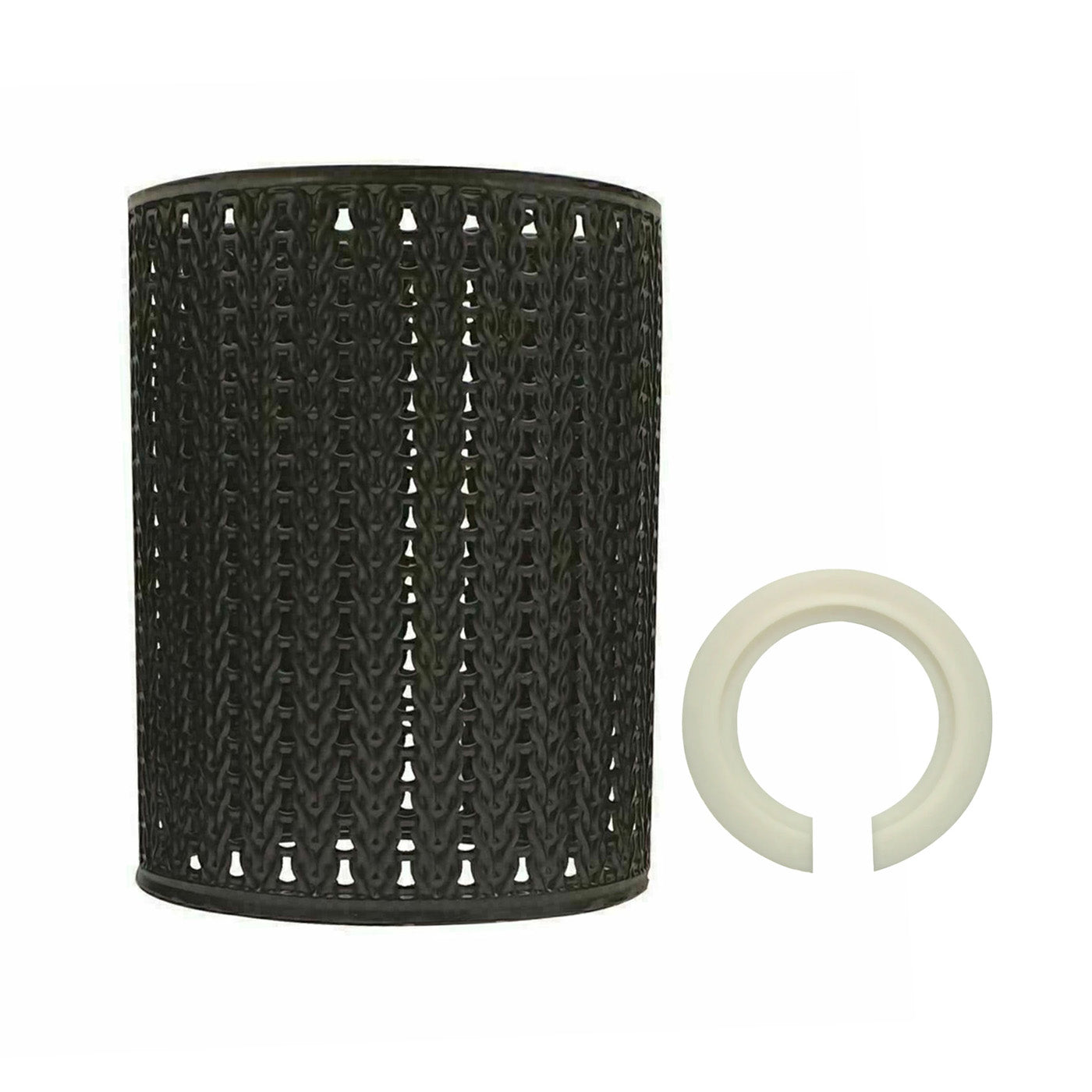 Black Lampshade With Reducer Plate